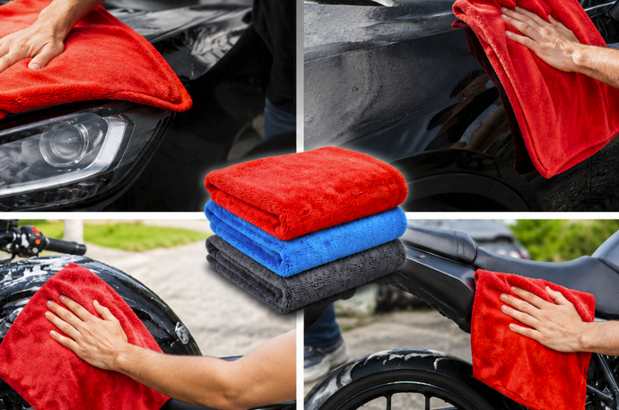 Serviette auto microfibre douce