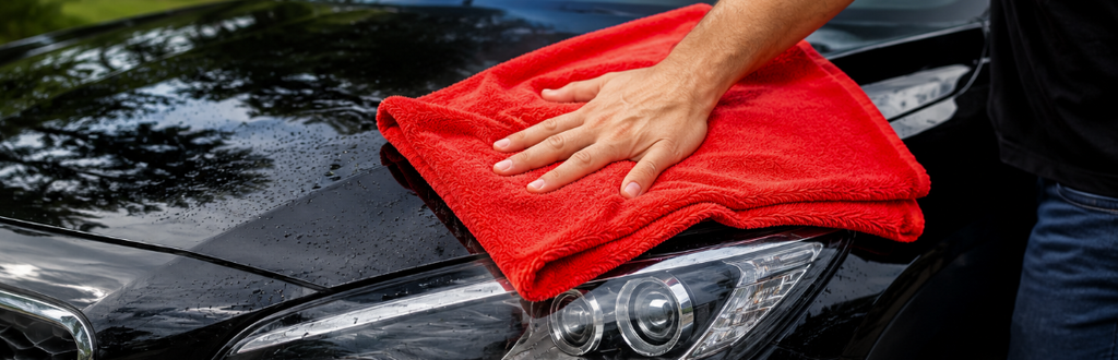 Serviette auto microfibre douce