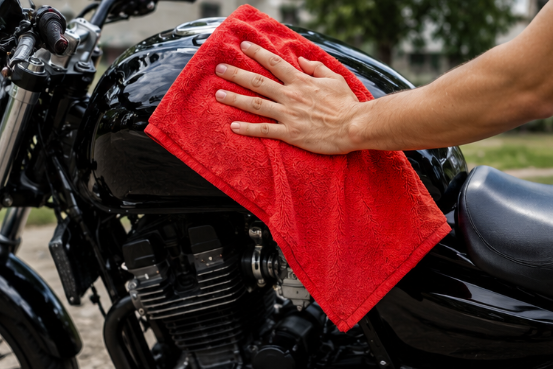 Serviette auto microfibre douce